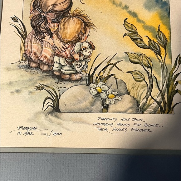 Framed Jody Bergsma Print (1982) - Picture 2 of 2